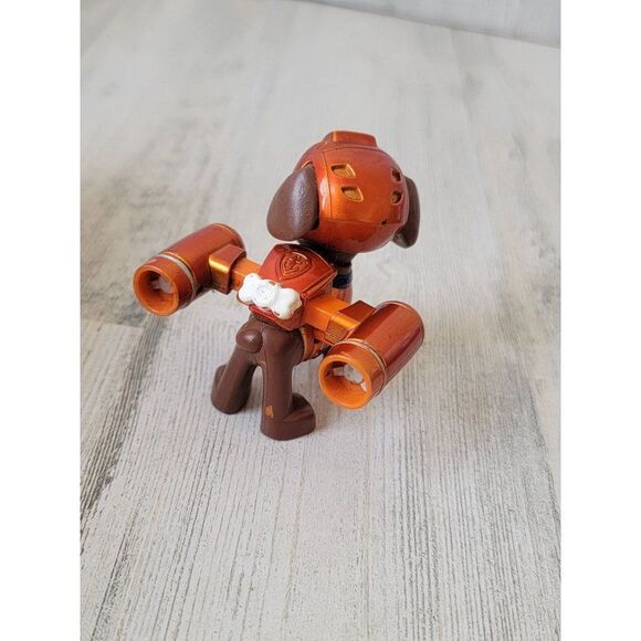 SML Zuma Paw Patrol Disney Junior orange dog toy figure - Picture 4 of 5